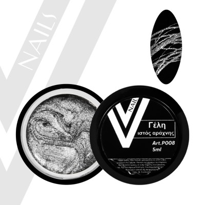 Spider Gel Silver P008