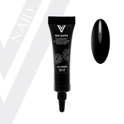 Stamping Color Gel Black K008