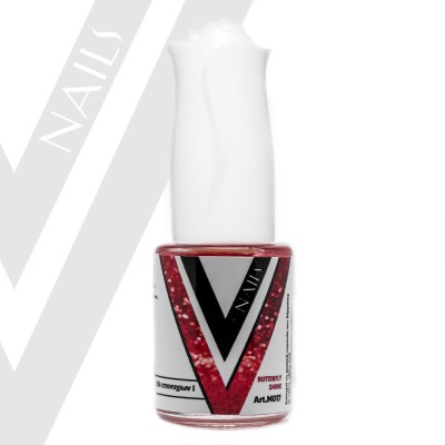 Λαδάκι Επονυχίων με Κόκκινο Shimmer M017