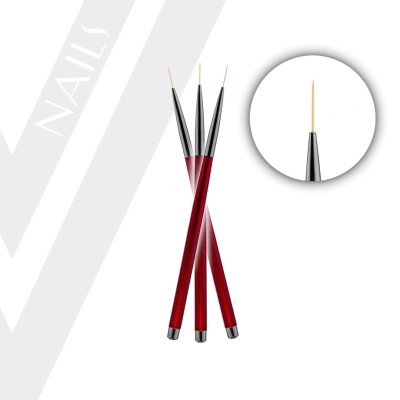 Λεπτό Πινέλο Περιγράμματος Συνθετική Τρίχα 11mm B012