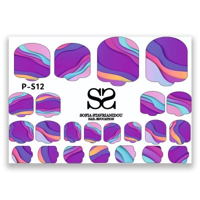 Stickers Wraps Pedicure P-S12