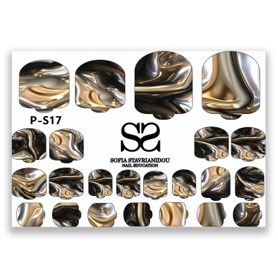 Stickers Wraps Pedicure P-S17