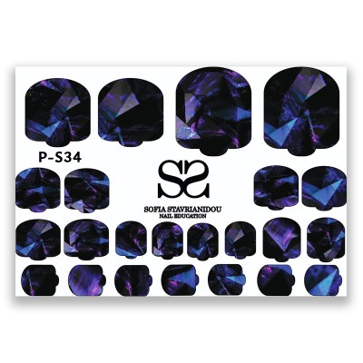 Stickers Wraps Pedicure P-S34