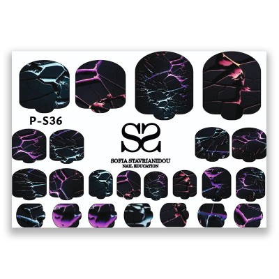 Stickers Wraps Pedicure P-S36