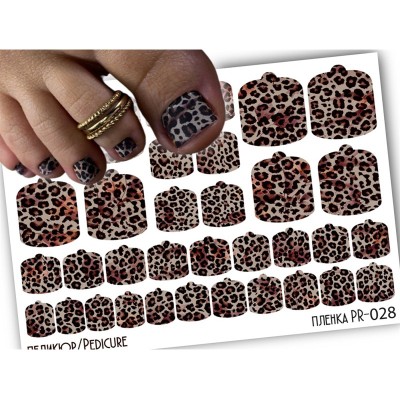 Stickers Wraps Pedicure PR-028