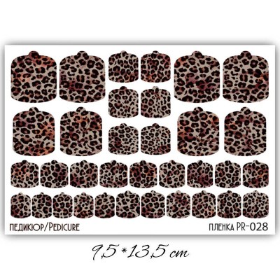 Stickers Wraps Pedicure PR-028