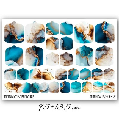 Stickers Wraps Pedicure PR-032