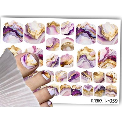Stickers Wraps Pedicure PR-059
