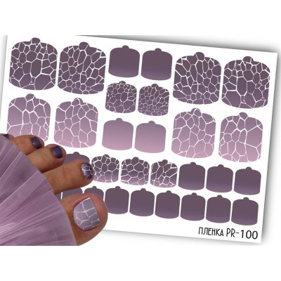 Stickers Wraps Pedicure PR-100
