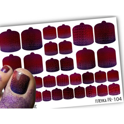 Stickers Wraps Pedicure PR-104