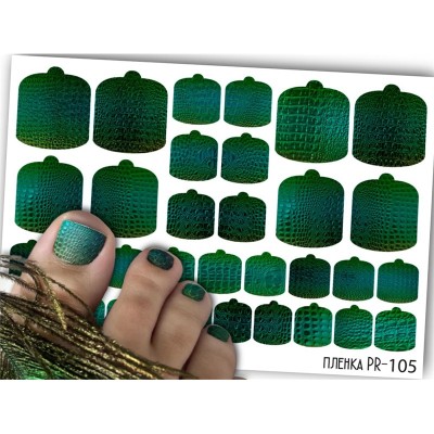 Stickers Wraps Pedicure PR-105