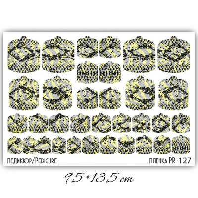 Stickers Wraps Pedicure PR-127