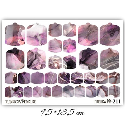 Stickers Wraps Pedicure PR-211