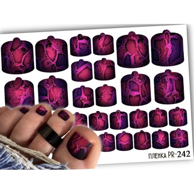 Stickers Wraps Pedicure PR-242