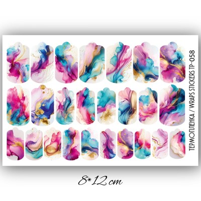 Stickers Wraps Manicure TP-058