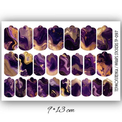 Stickers Wraps Manicure TP-097