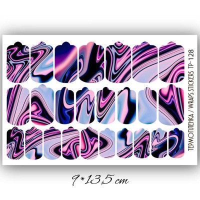 Stickers Wraps Manicure TP-128