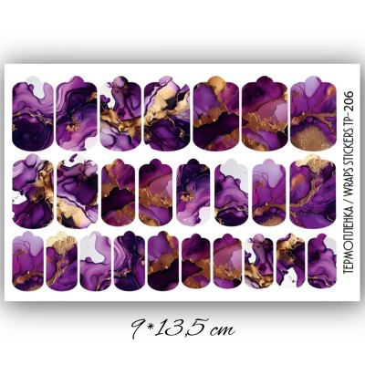 Stickers Wraps Manicure TP-206