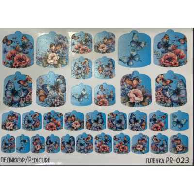 Stickers Wraps Pedicure PR-023