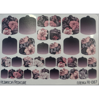 Stickers Wraps Pedicure PR-087