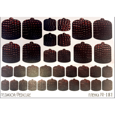 Stickers Wraps Pedicure PR-181