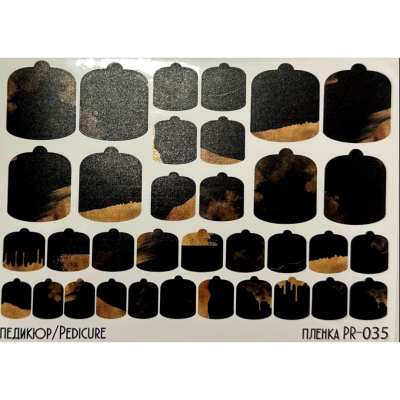 Stickers Wraps Pedicure PR-035