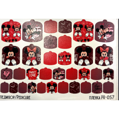 Stickers Wraps Pedicure PR-057