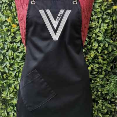 Apron Black Fabric Vogue 1