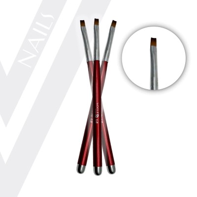 Πινέλο Συνθετικής Τρίχας Τετράγωνο #6